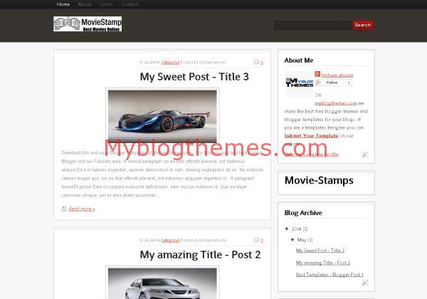 Business Blogger Theme Template